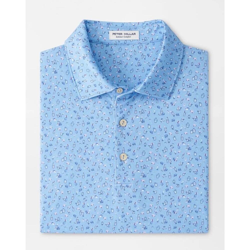Peter Millar Size S Chillax Performance Jersey Polo, MF23EK30S, $110, NWT